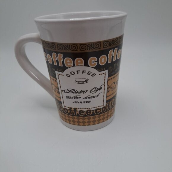 Royal Norfolk Coffee Theme Bistro Cafe Break Coffee Cup Mug Collectible Display - Picture 4 of 12